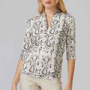 Joseph Ribkoff Snake Print Shirt